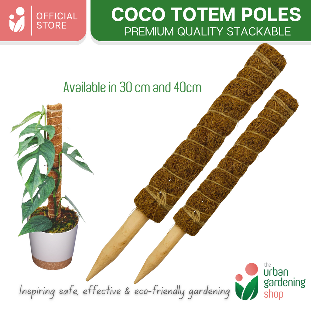 6 Packs Pole Plant Pole 89 Pouces Coco Coir Poles Coir Totem