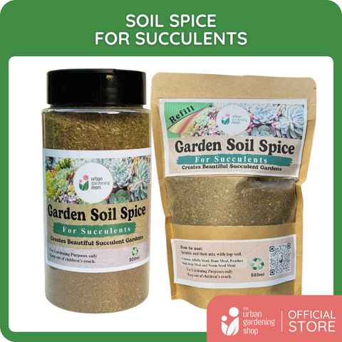 Garden Soil Spice for Succulents - All Natural Soil Additive for Cactus and Succulents