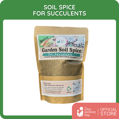 Garden Soil Spice for Succulents - All Natural Soil Additive for Cactus and Succulents